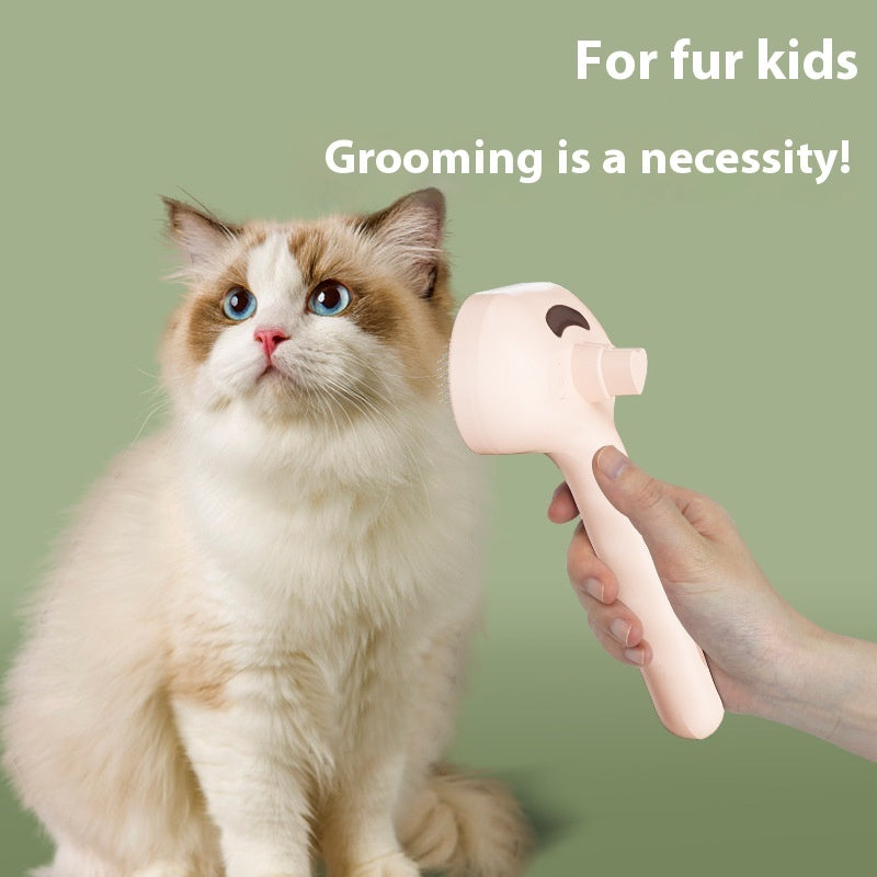 GroomEase™ – Detangling Spray & Comb Pet Brush