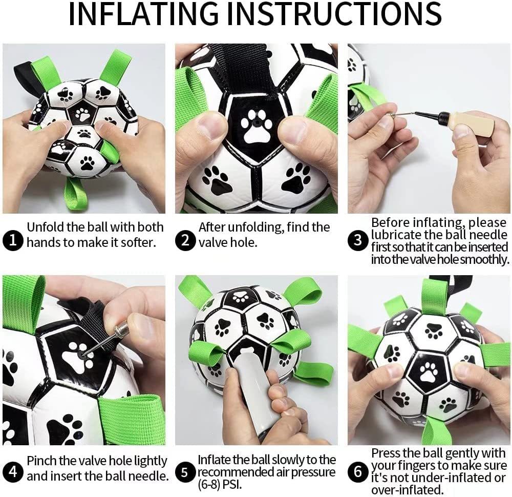 BounceBuddy™ Dog Football Toy