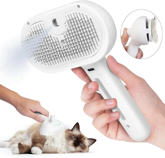 GroomEase™ – Detangling Spray & Comb Pet Brush