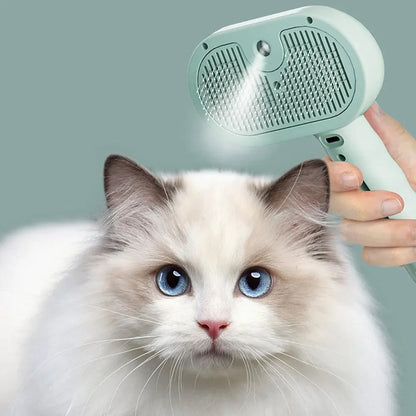 GroomEase™ – Detangling Spray & Comb Pet Brush